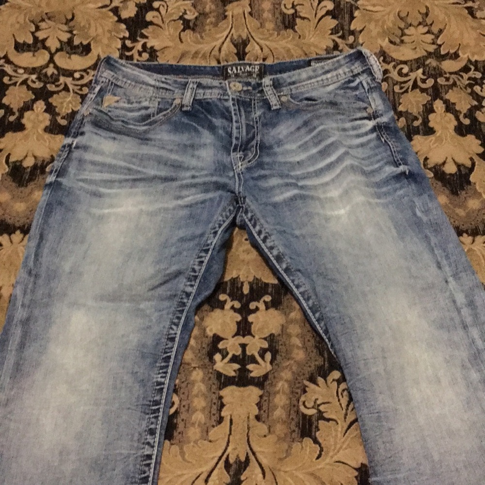Buckle jeans; Salvage 33S Havoc.